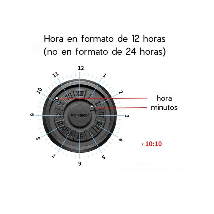 Reloj Magnético Acero - FoxBox