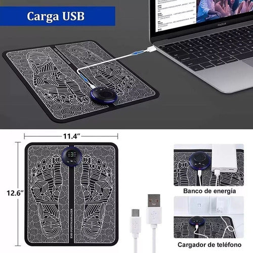 Tapete Masajeador Electroestimulador De Pies (LEER condiciones de garantia)